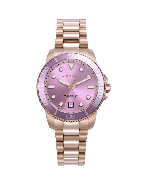 Watch Viceroy Heat 42444-77 woman stainless steel IP pink