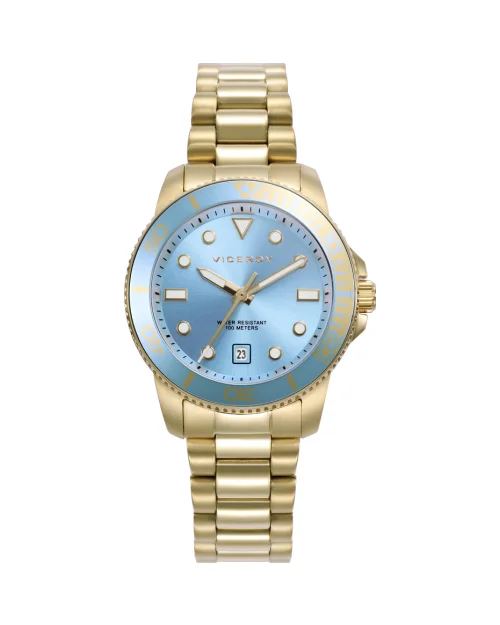 Watch Viceroy Heat 42444-97 woman IP gold steel