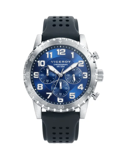 Viceroy HEAT_CH_STYLE 401155-34 Herrenuhr aus blauem Edelstahl