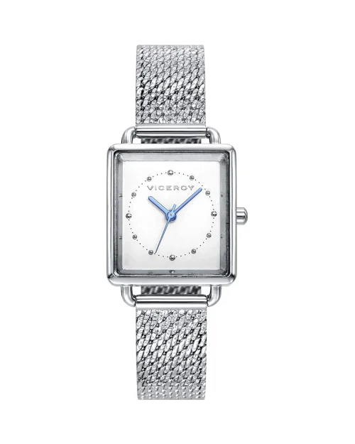 Viceroy Kiss 401100-07 montre femme acier inoxydable blanc