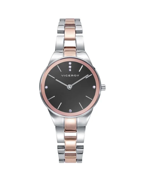 Viceroy Kiss 42430-57 women's bicolor stainless steel watch