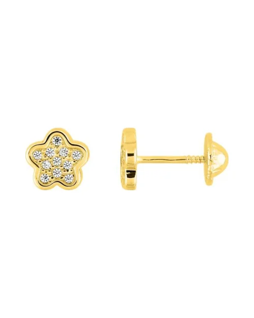 Argyor 297254.Z0 Mädchen-Ohrringe aus Gelbgold